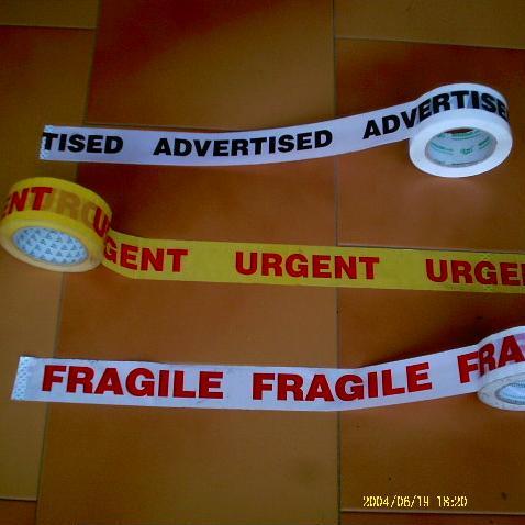 Fragile Warning Adhesive Tape